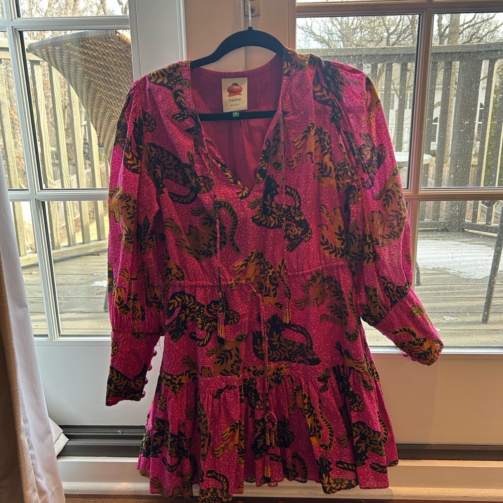 Farm Rio dress- drawstring